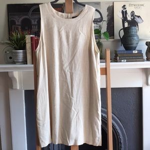 Boutique linen shift dress